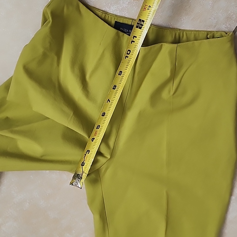 Piazza Sempione Green New Cropped Pants Size Small - Picture 8 of 11
